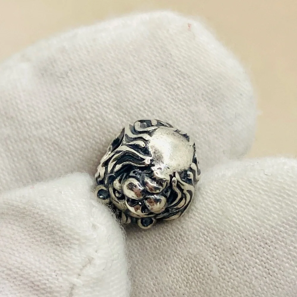 EUC Pandora 791377 Sterling Silver King of the Jungle Lion Animal Bead - Picture 7 of 8